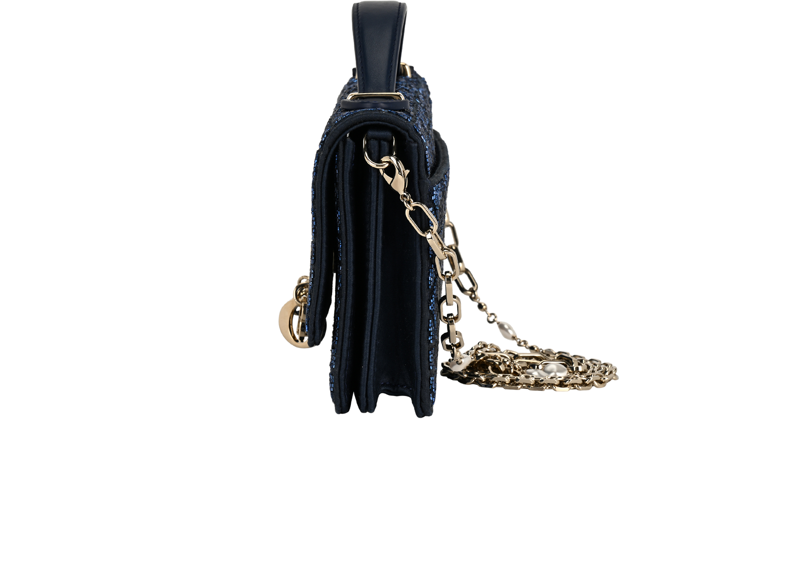 My Dior Mini Bag, &pound;2,200, Handbags, Blue, Leather, Bottom view